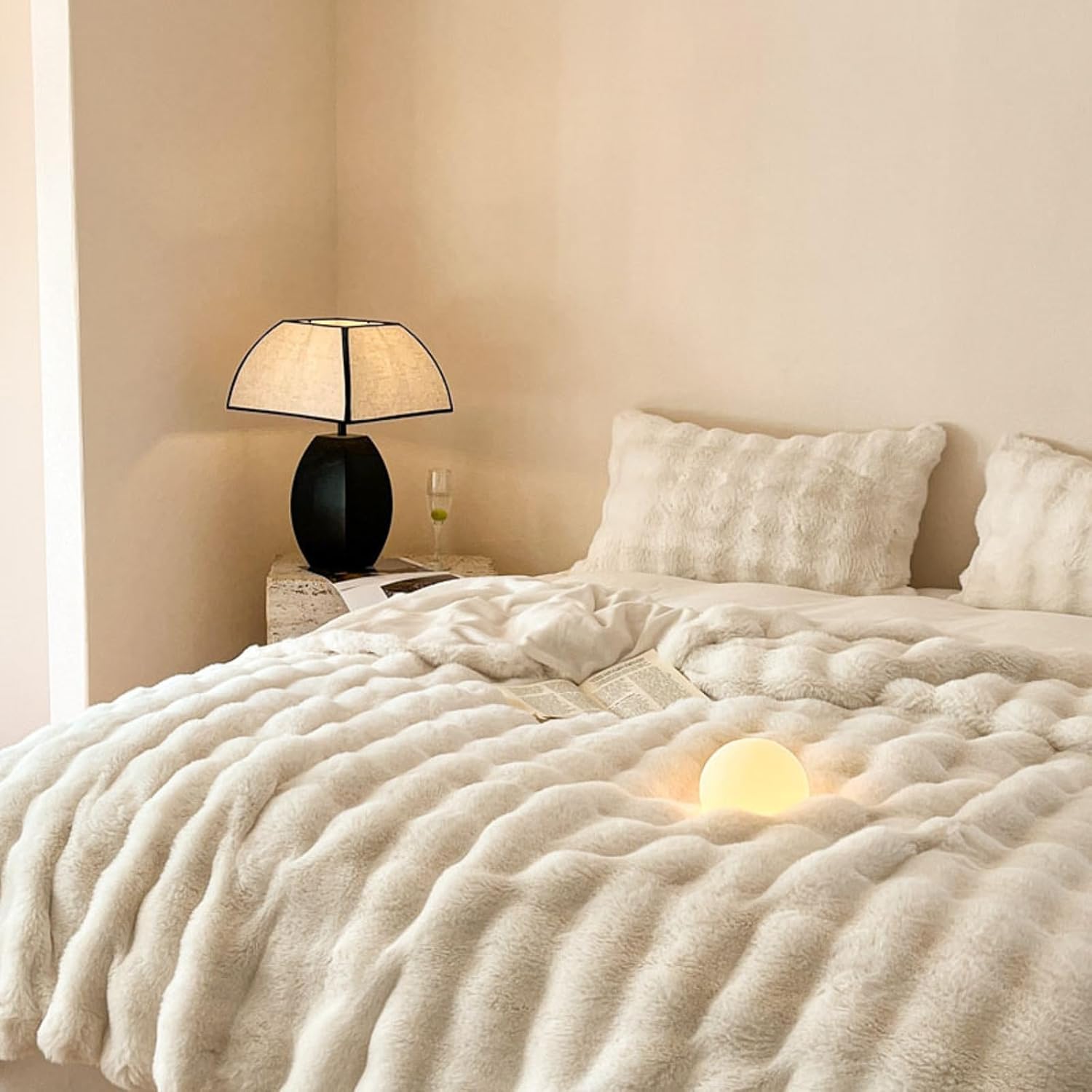 ♡Francfranc♡ダブルサイズ《リリア》 掛け布団カバー＆枕カバー